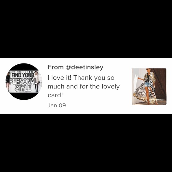 New! Animal Print Cover Up - Picture 7 of 8